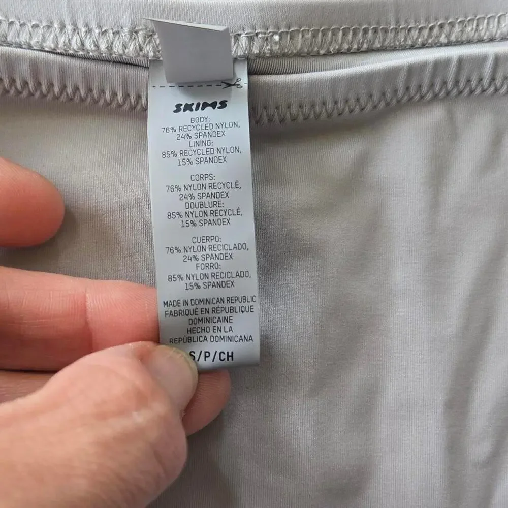 skims gray swim bikini bottom small. like new
